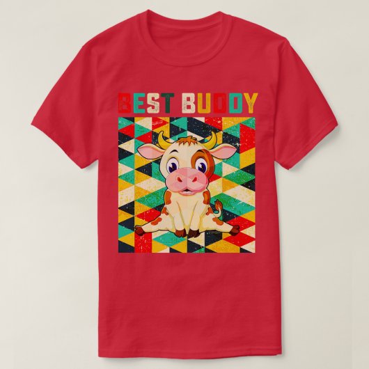 Best Buddy Cow T-Shirt (Design vorne)