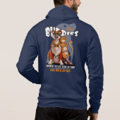 Best Buddy (Dark mode) | Men's Full-zip Hoodie (Rückseite)