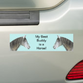 Best Buddy Horse Autoaufkleber (Auf Auto)