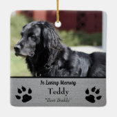 Best Buddy Keepake Keramikornament (Rückseite)