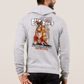 Best Buddy (Light-Modus) | Herren-Reißverschluss-J Hoodie (Rückseite)