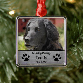 Best Buddy Pet Ornament Aus Metall