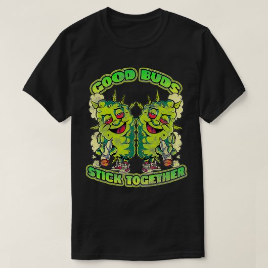 Best Buds Inspiriert Best Friends Related Weed Fri T-Shirt (Design vorne)
