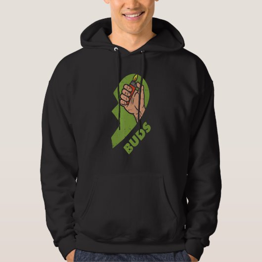 Best Buds Weed Matching Couple Lighter Stoner Fri Hoodie (Vorderseite)