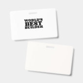 BEST BUILDER AUSWEIS (Vorder- & Rückseite)