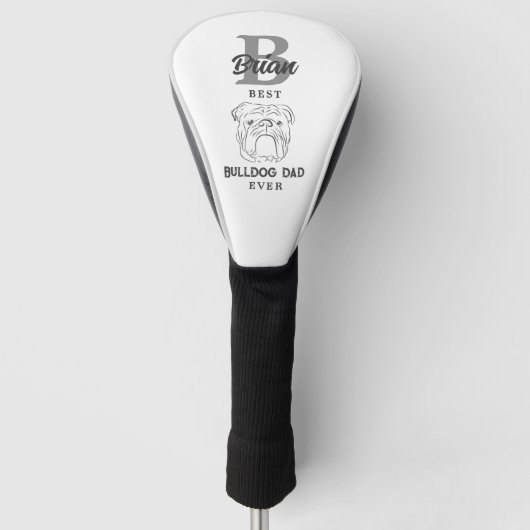 Best Bull Dog Vater Golf Headcover (Vorderseite)