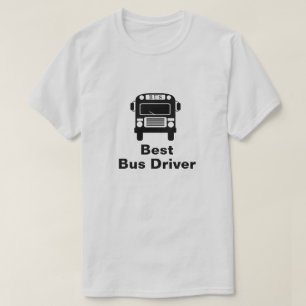 Best Bus Driver Bus Silhouette T - Shirt