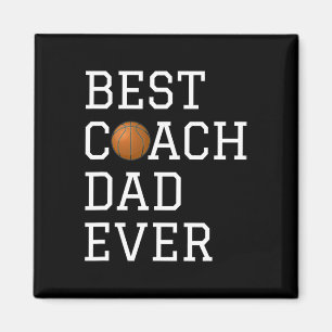 Best Bysketbyll Coach Vater je Gecoacht Fathers Gi Magnet
