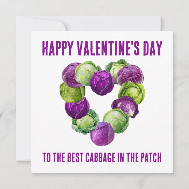 BEST CABBAGE IN THE PATCH Valentine Couples (Vorderseite)