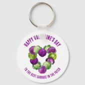 BEST CABBAGE IN THE PATCH Valentine Couples Schlüsselanhänger (Vorderseite)