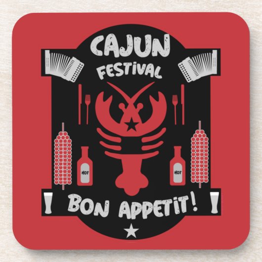 Best Cajun Cooks Getränkeuntersetzer (Vorderseite)