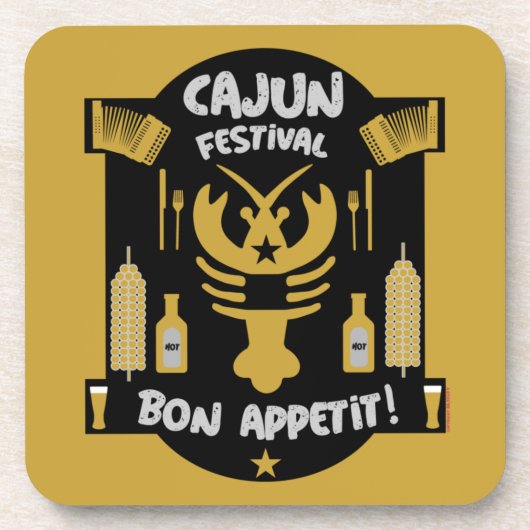 Best Cajun Cooks Getränkeuntersetzer (Vorderseite)