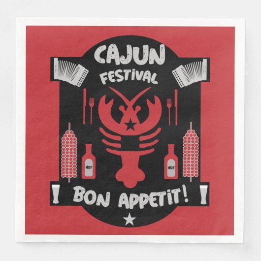 Best Cajun Cooks Napkin Serviette (Vorderseite)