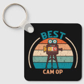 Best Cam Op - Retro Style Schlüsselanhänger (Vorderseite)