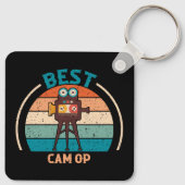 Best Cam Op - Retro Style Schlüsselanhänger (Rückseite)