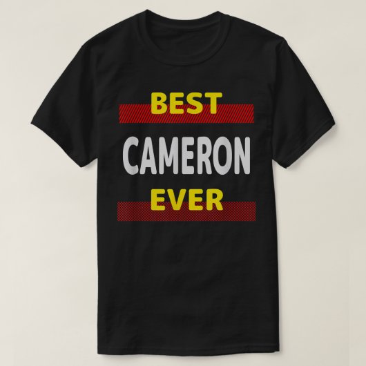Best Cameron je Friends Name Buddy Nickname Pers T-Shirt (Design vorne)