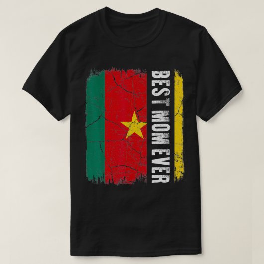Best Cameroonian Mom Ever Cameroon Flag Mother's D T-Shirt (Design vorne)