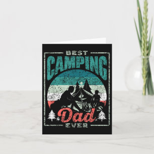 Best Camping Vater je Camp Pater Camper Daddy Pap Karte