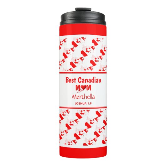BEST CANADIAN MUM THERMOSBECHER (Vorderseite)