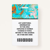 Best Card Presentation ID Card for work Ausweis (Rückseite)