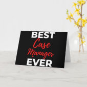 Best Case Manager für alle Zeiten Karte (Gelbe Blume)