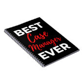 Best Case Manager für alle Zeiten Notizblock (Rechte Seite)
