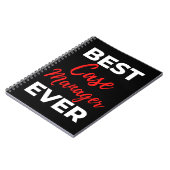 Best Case Manager für alle Zeiten Notizblock (Linke Seite)
