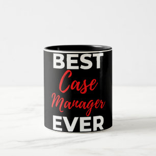 Best Case Manager für alle Zeiten Zweifarbige Tasse