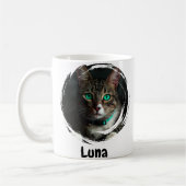 Best Cat Dad Custom Photo Cat Name Gift for Him Kaffeetasse (Links)