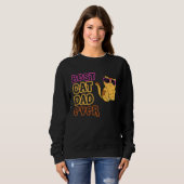 Best Cat Dad Ever Cat Daddy Gif Sweatshirt (Vorne ganz)