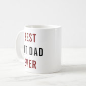 Best Cat Dad Ever | Custom Father’s Day Kaffeetasse (Vorderseite Links)