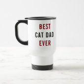 Best Cat Dad Ever | Custom Father’s Day Reisebecher (Links)