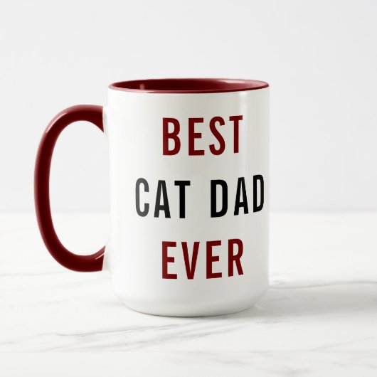 Best Cat Dad Ever | Custom Father’s Day Tasse (Links)