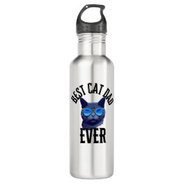 Best Cat Dad Ever  Edelstahlflasche