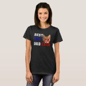 Best Cat Dad Ever Funny Style My Cat 1 T-Shirt (Vorne ganz)