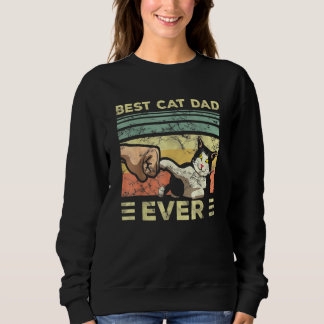 Best Cat Dad Ever Kitten Enthusiast Feline Father Sweatshirt
