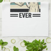 Best Cat Dad Ever Retro Cat Fist Bump Shirt_1 Geschirrtuch (Gefaltet)