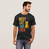 Best Cat Dad Ever T-Shirt (Vorne ganz)