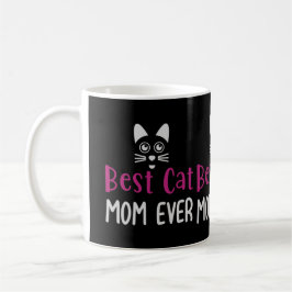 Best Cat Ever Cute Minimalist Typography Gift Kaffeetasse