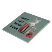 Best Cat Mama Ever kited Kaffee Tasse Blume modern Fliese (Seite)
