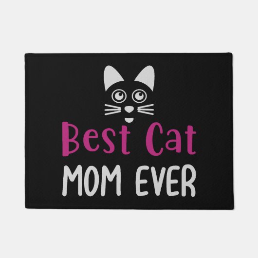 BEST CAT-MAMA JE FUßMATTE (Vorderseite)