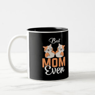 BEST CAT-MAMA JE Zwei-Tonen-KAFFEE-TASSE Zweifarbige Tasse