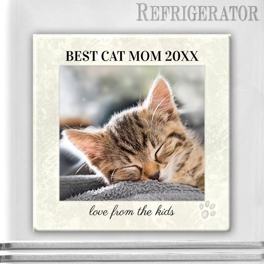 Best Cat Mama Mother's Day Foto Magnet