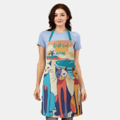 Best Cat Mama Schürze - Tropical Beach Vacation Vi (Getragen)