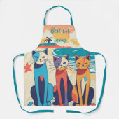 Best Cat Mama Schürze - Tropical Beach Vacation Vi (Vorderseite)