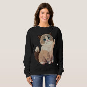 Best Cat Mom And Cat Dad  4 Sweatshirt (Vorne ganz)