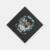 Best Cat Mom Ever     Serviette (Ecke)