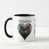 Best Cat Vater Custom Pet Foto und Name Tasse (Links)