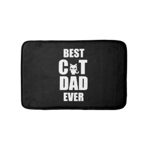 Best Cat Vater Ever, Funny Cat Shirt, Cat Vater Sh Badematte