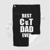Best Cat Vater Ever, Funny Cat Shirt, Cat Vater Sh Golfhandtuch (Insitu)